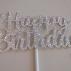 Happy Birthday cake topper
